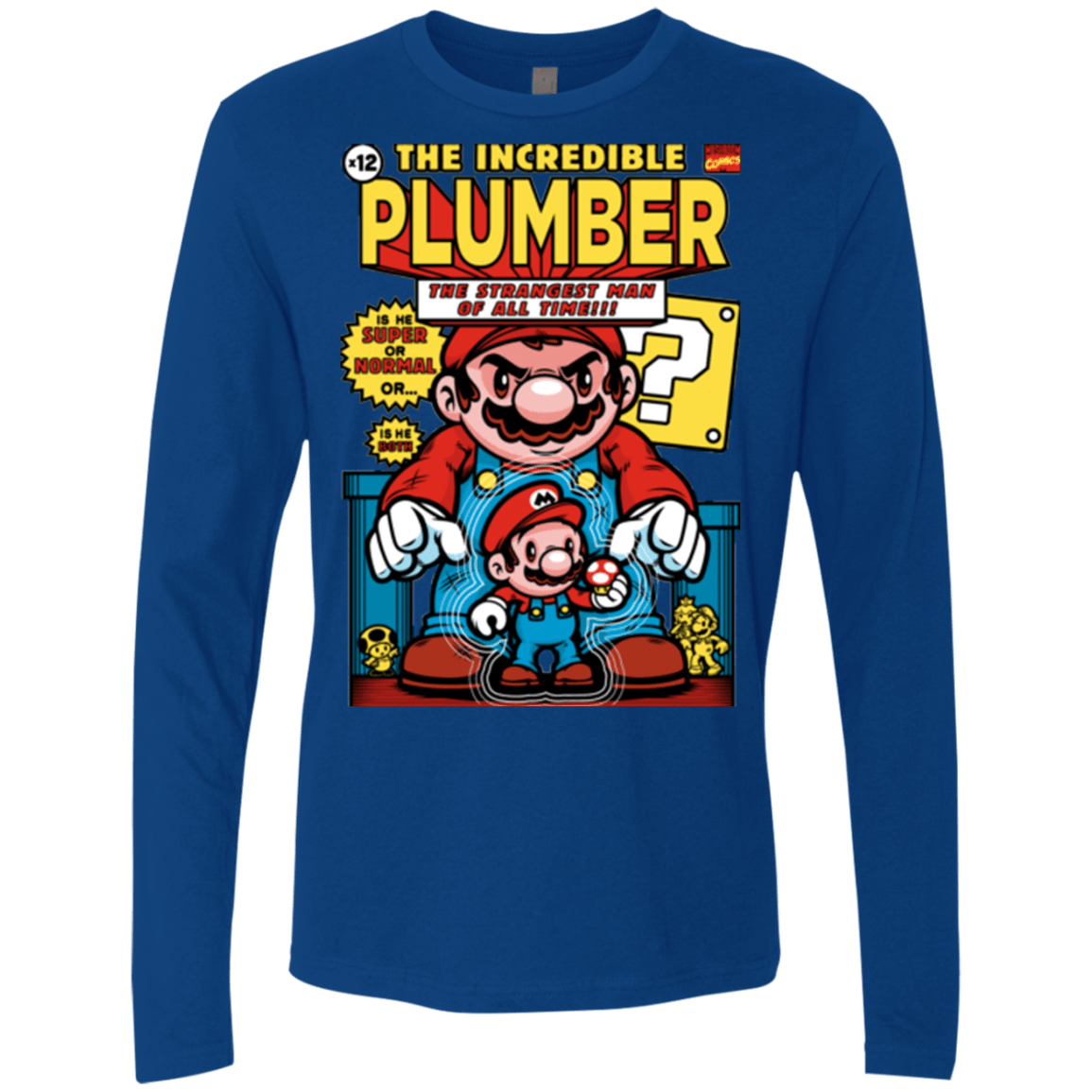 T-Shirts Royal / Small incredible PLUMBER Men's Premium Long Sleeve