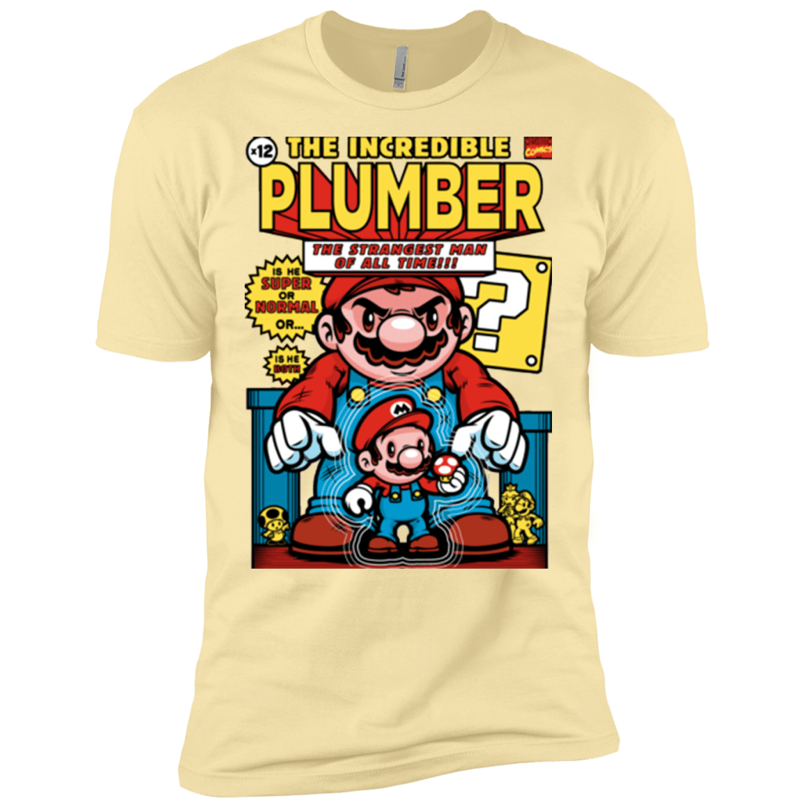 T-Shirts Banana Cream / X-Small incredible PLUMBER Men's Premium T-Shirt