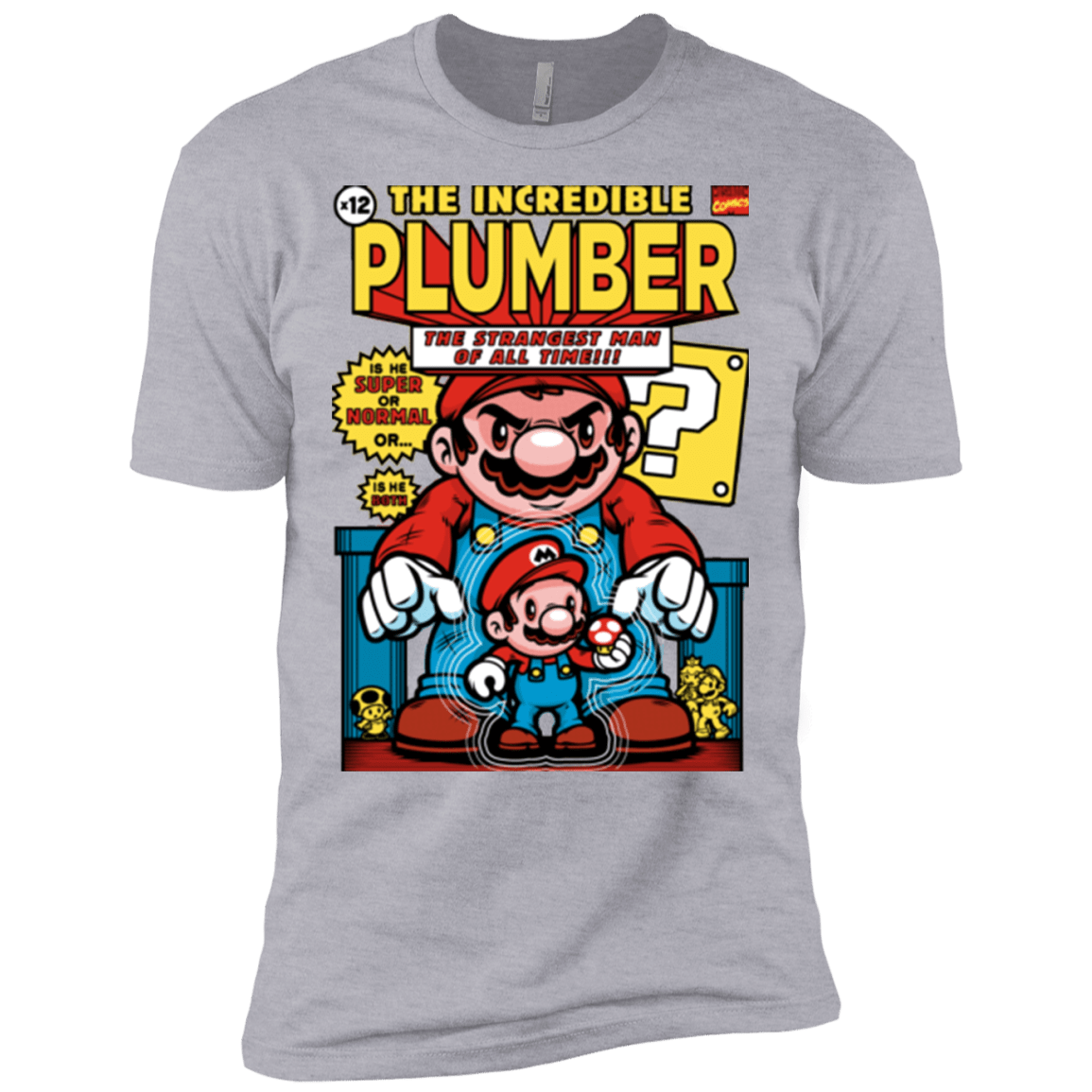 T-Shirts Heather Grey / X-Small incredible PLUMBER Men's Premium T-Shirt
