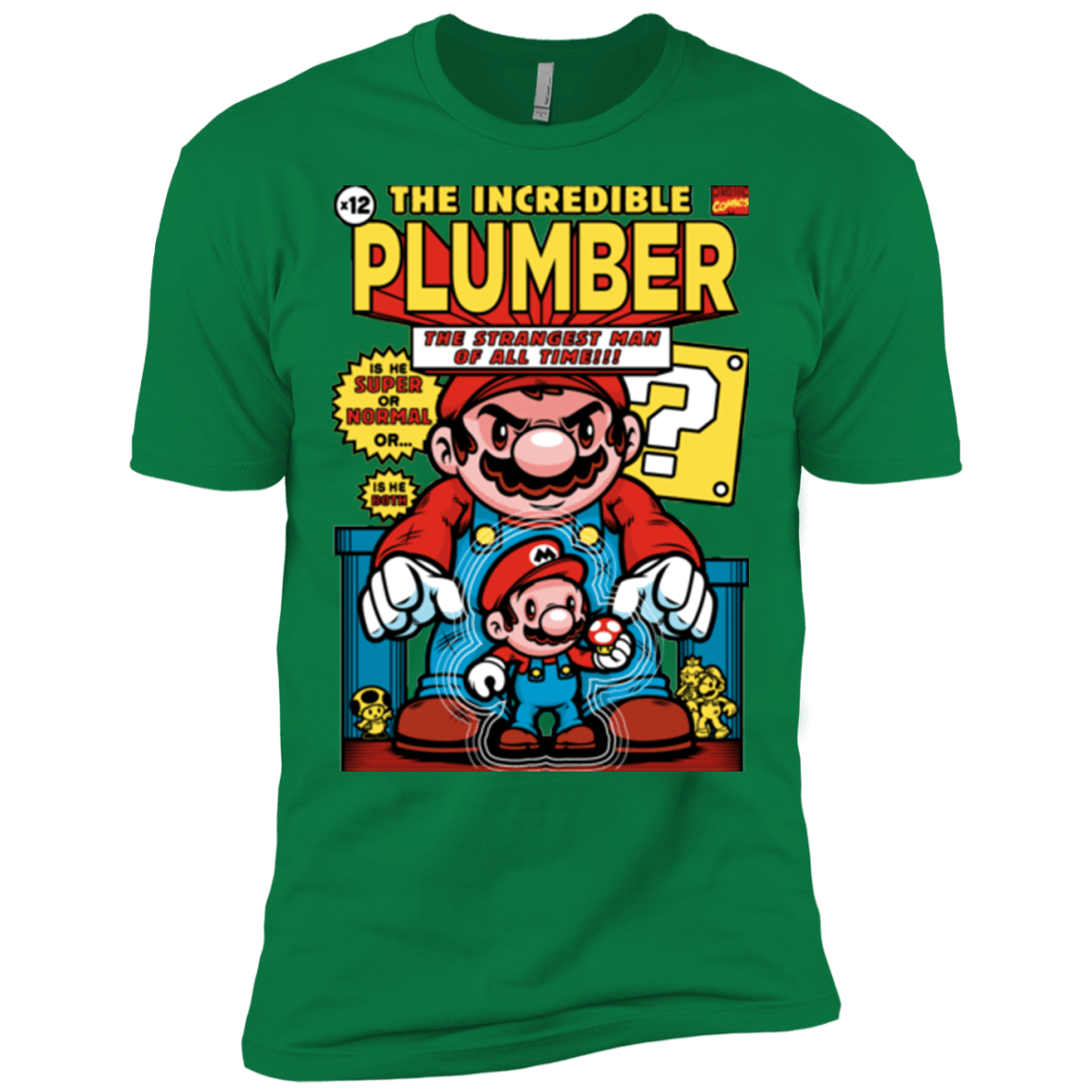 T-Shirts Kelly Green / X-Small incredible PLUMBER Men's Premium T-Shirt