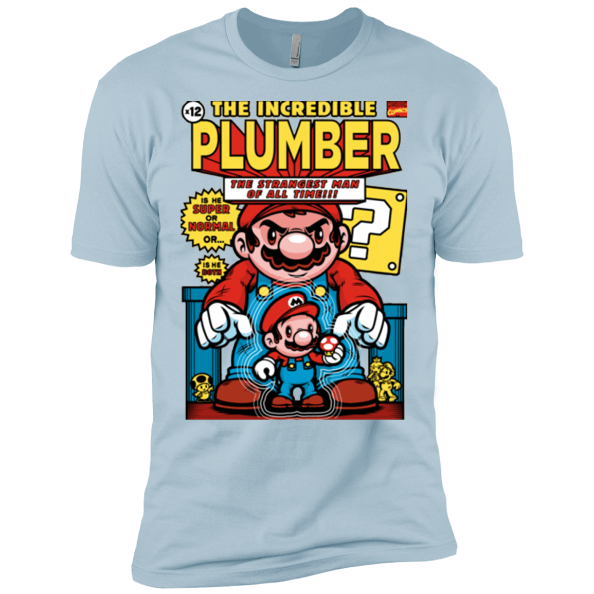 T-Shirts Light Blue / X-Small incredible PLUMBER Men's Premium T-Shirt