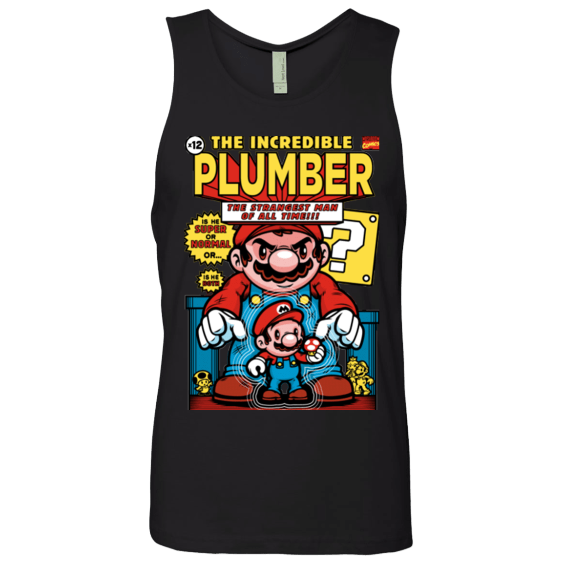 T-Shirts Black / Small incredible PLUMBER Men's Premium Tank Top