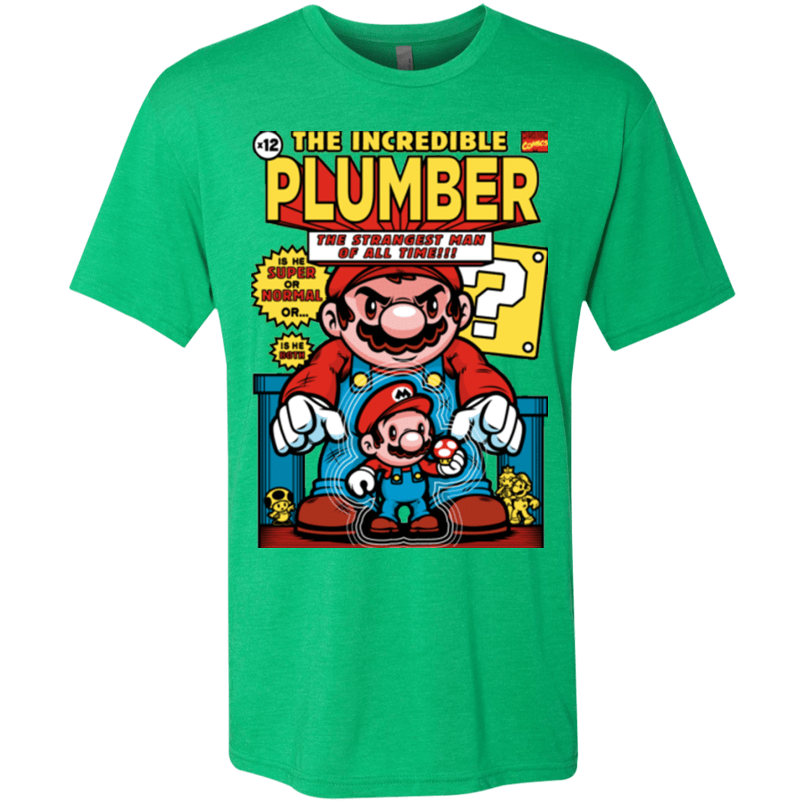 T-Shirts Envy / Small incredible PLUMBER Men's Triblend T-Shirt