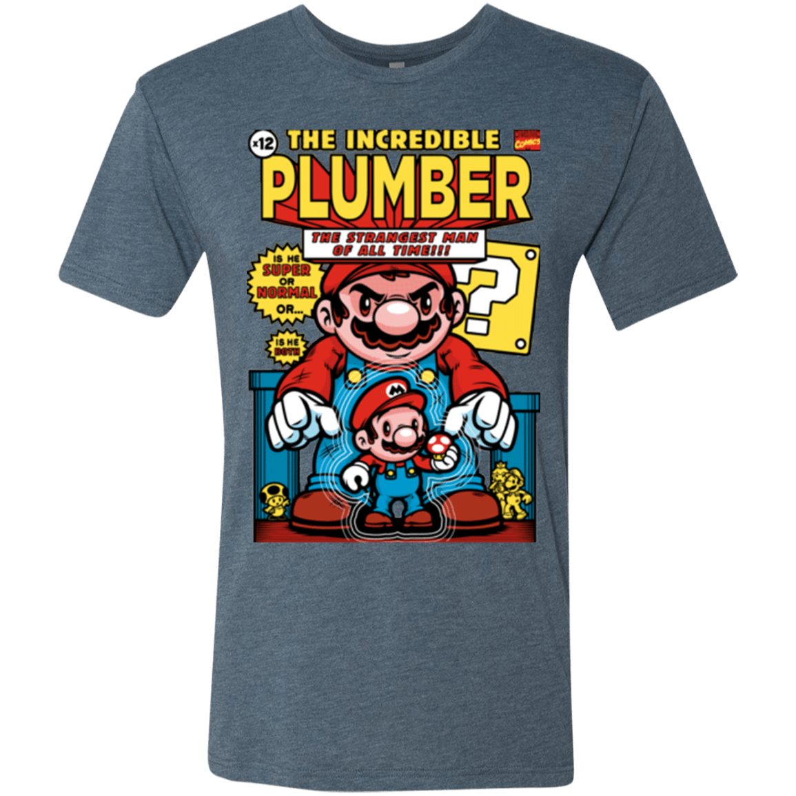 T-Shirts Indigo / Small incredible PLUMBER Men's Triblend T-Shirt
