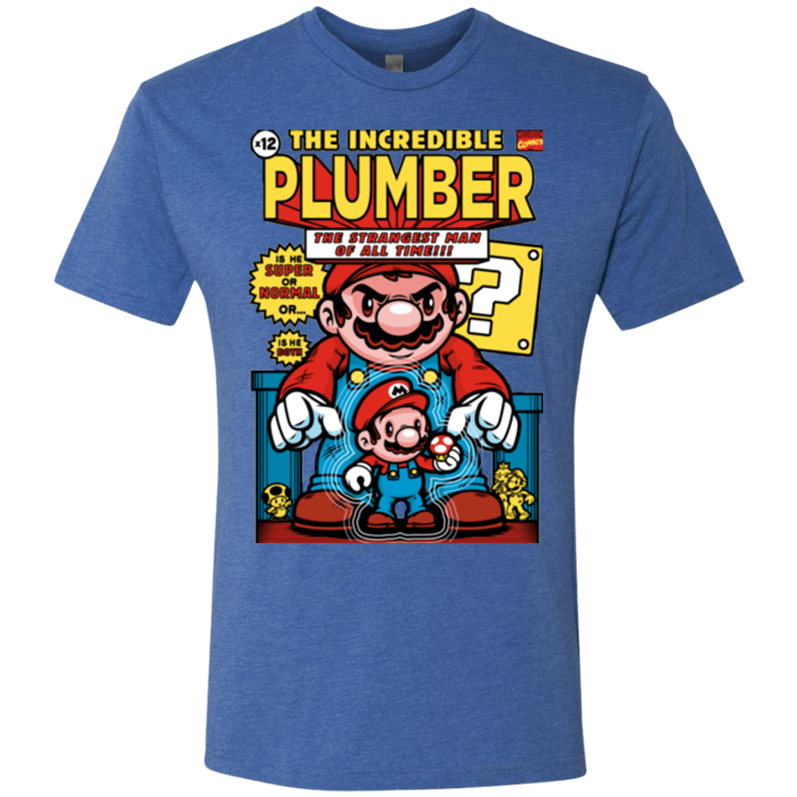 T-Shirts Vintage Royal / Small incredible PLUMBER Men's Triblend T-Shirt