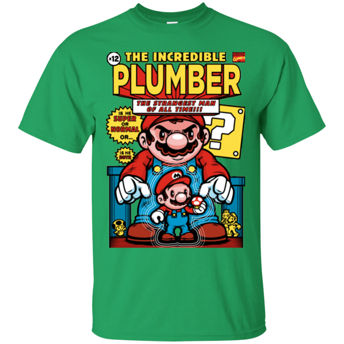 T-Shirts Irish Green / Small incredible PLUMBER T-Shirt