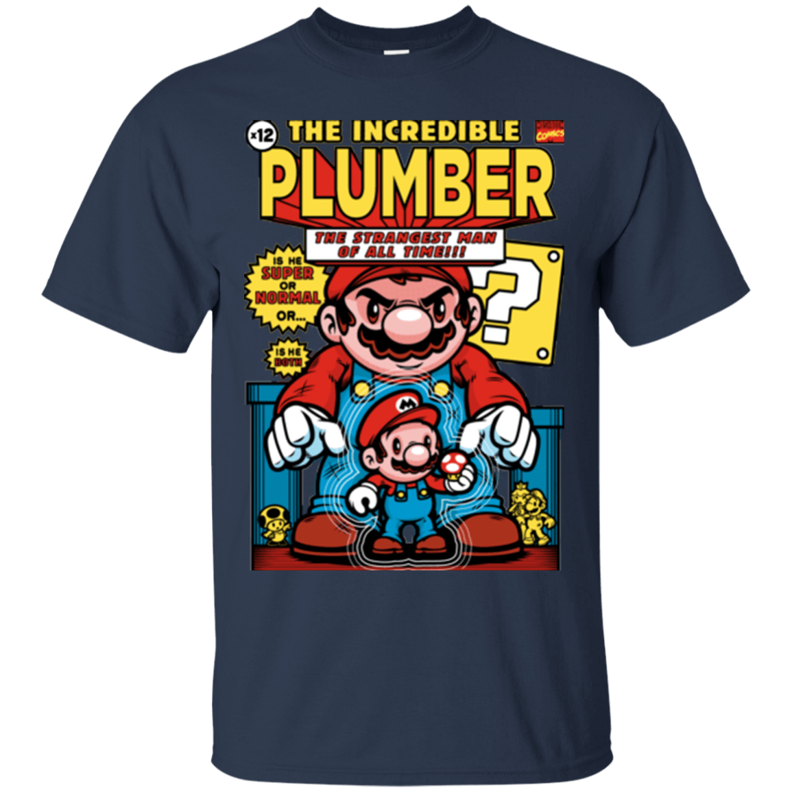 T-Shirts Navy / Small incredible PLUMBER T-Shirt