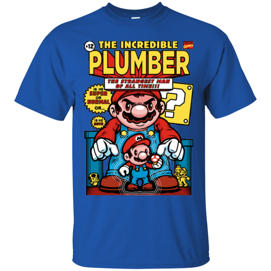 T-Shirts Royal / Small incredible PLUMBER T-Shirt