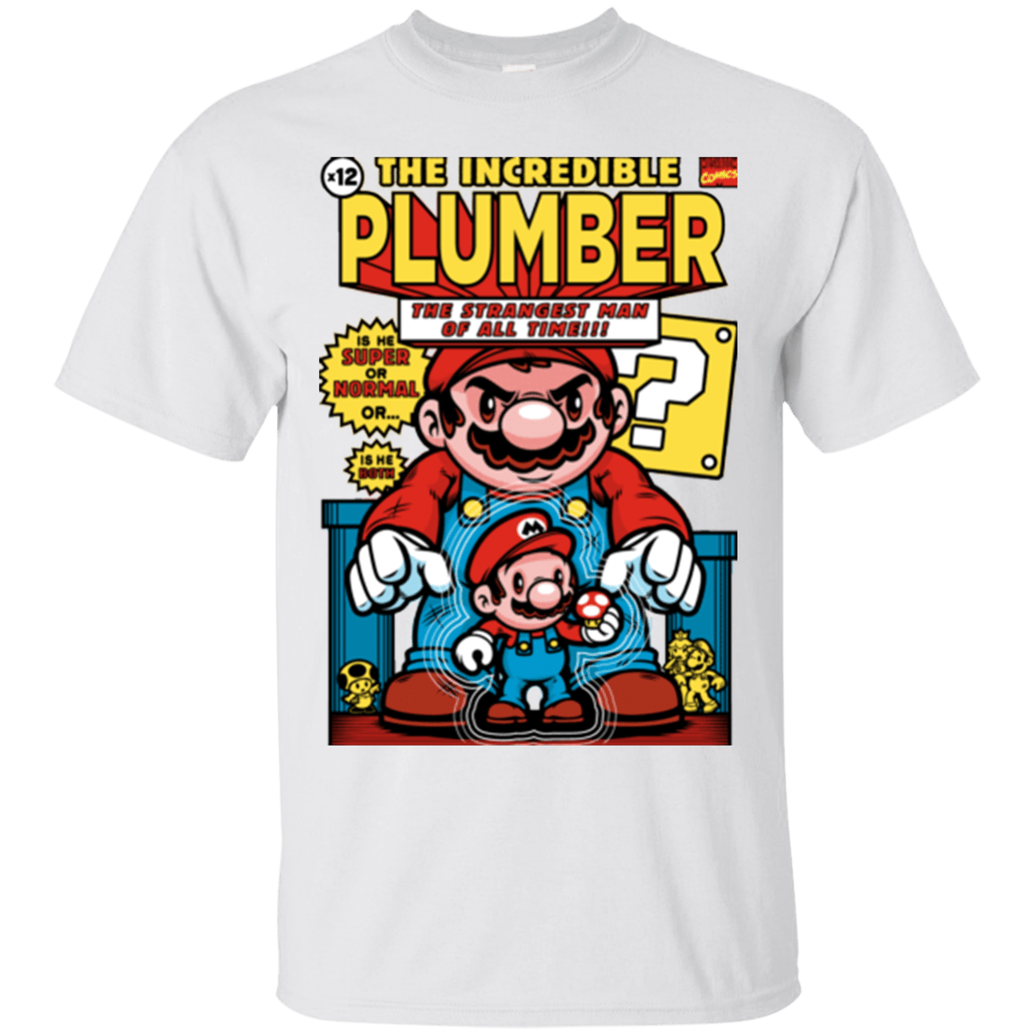 T-Shirts White / Small incredible PLUMBER T-Shirt