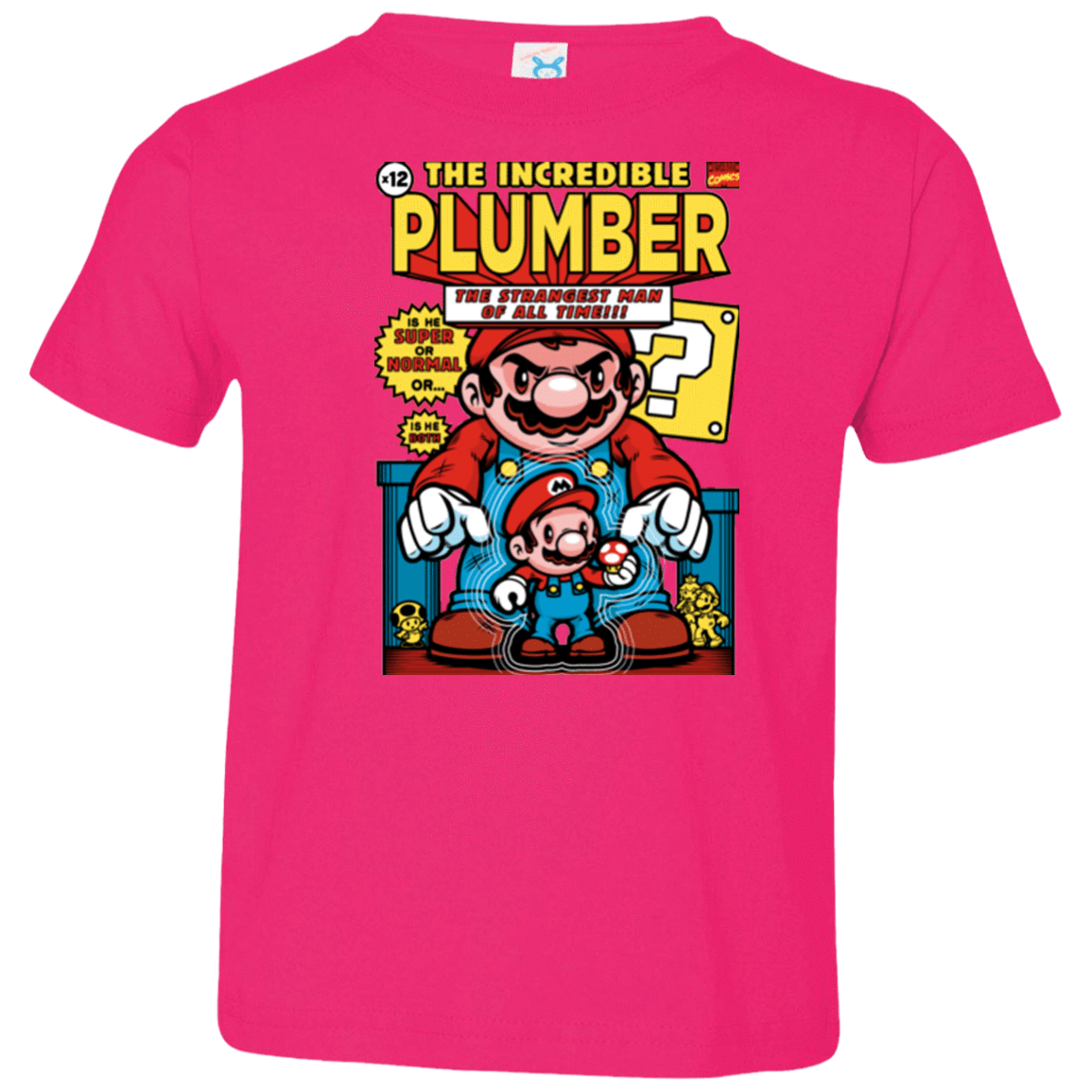 T-Shirts Hot Pink / 2T incredible PLUMBER Toddler Premium T-Shirt