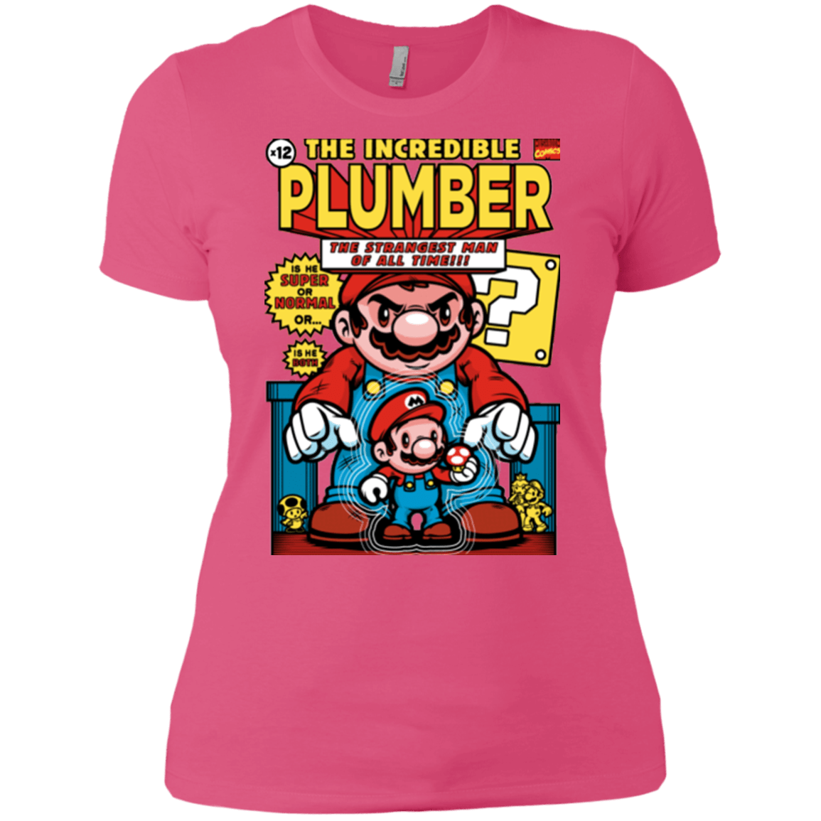 T-Shirts Hot Pink / X-Small incredible PLUMBER Women's Premium T-Shirt