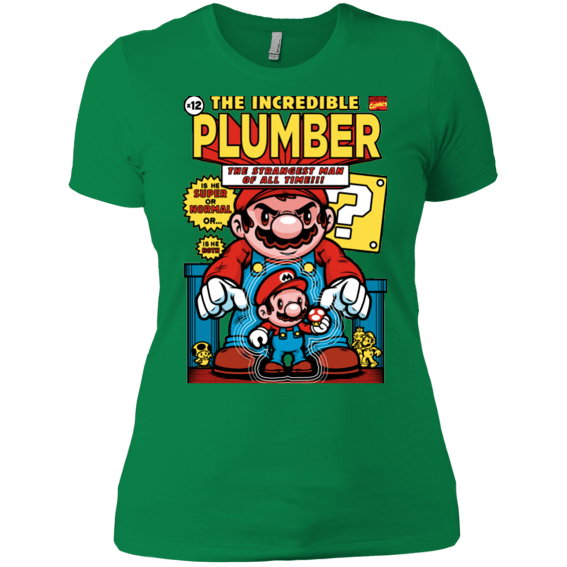 T-Shirts Kelly Green / X-Small incredible PLUMBER Women's Premium T-Shirt