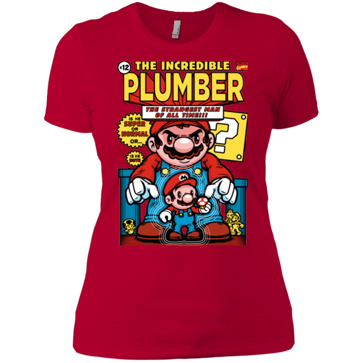 T-Shirts Red / X-Small incredible PLUMBER Women's Premium T-Shirt
