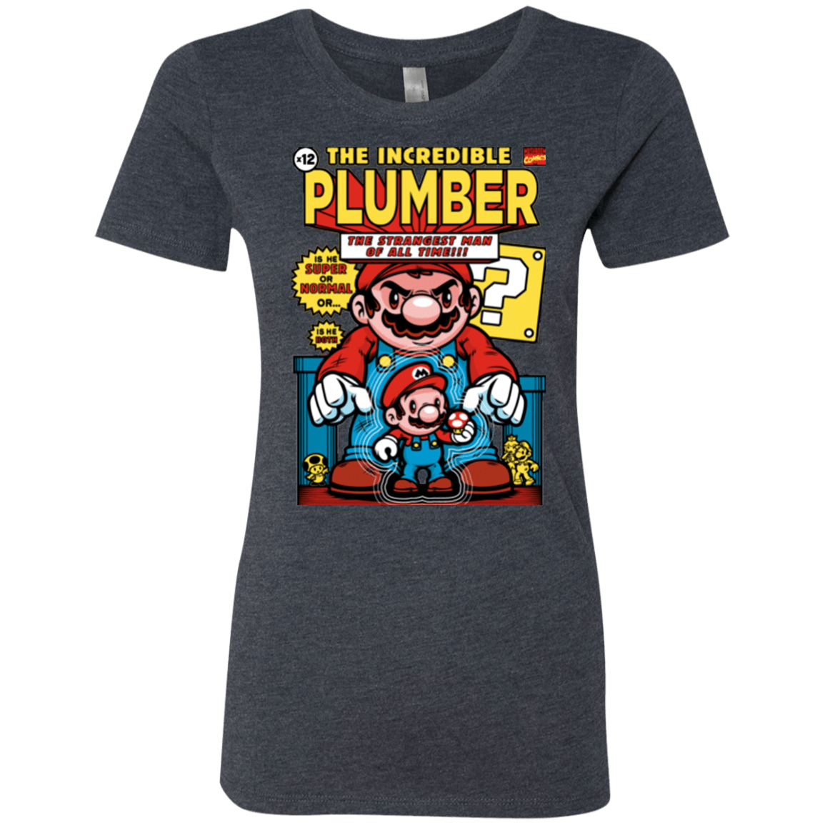 T-Shirts Vintage Navy / Small incredible PLUMBER Women's Triblend T-Shirt