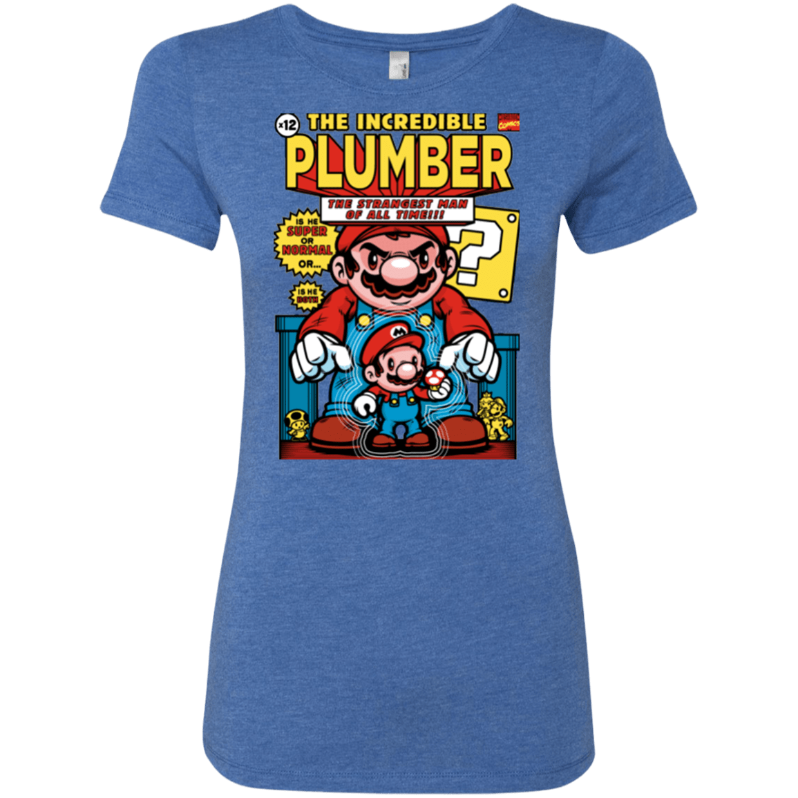 T-Shirts Vintage Royal / Small incredible PLUMBER Women's Triblend T-Shirt