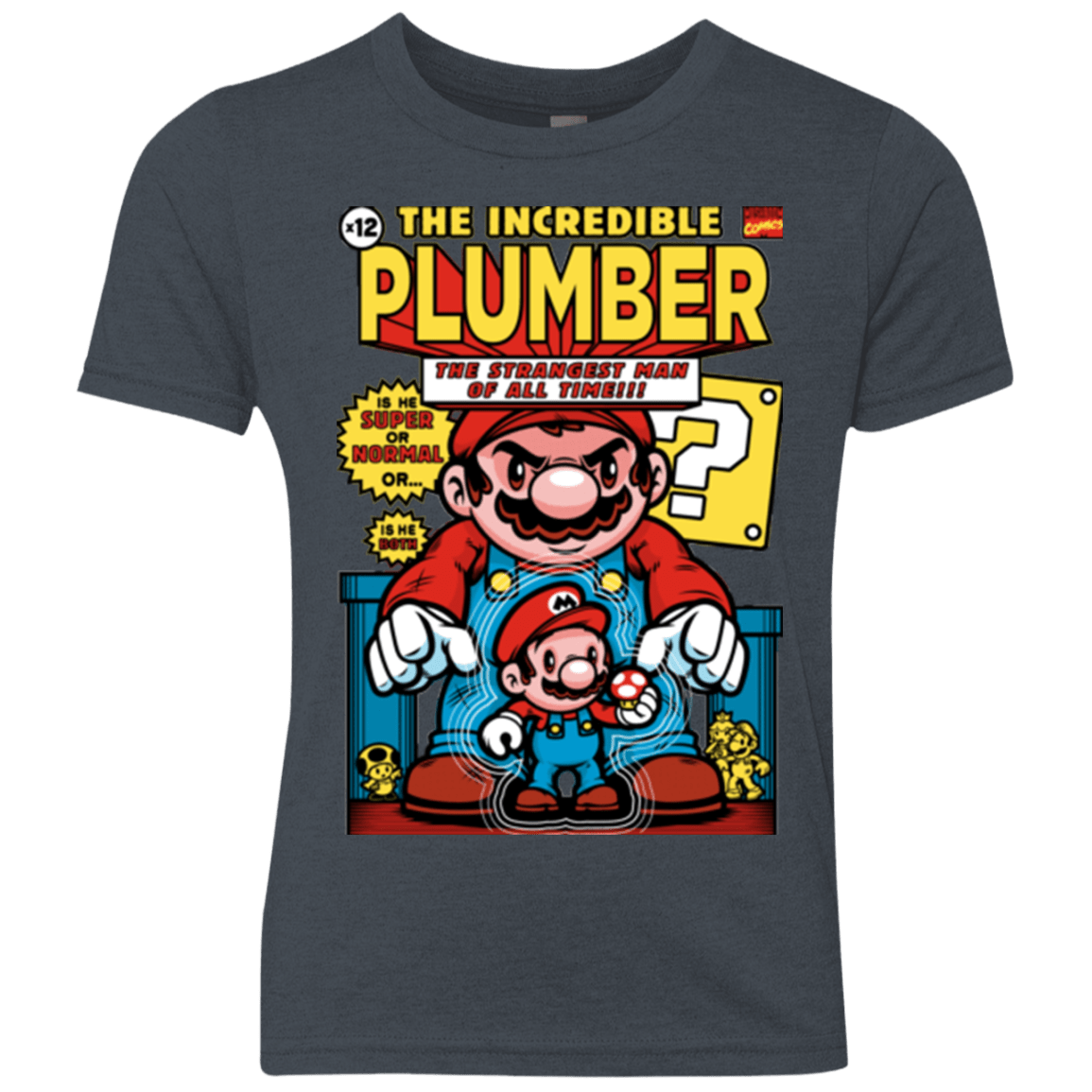 T-Shirts Vintage Navy / YXS incredible PLUMBER Youth Triblend T-Shirt