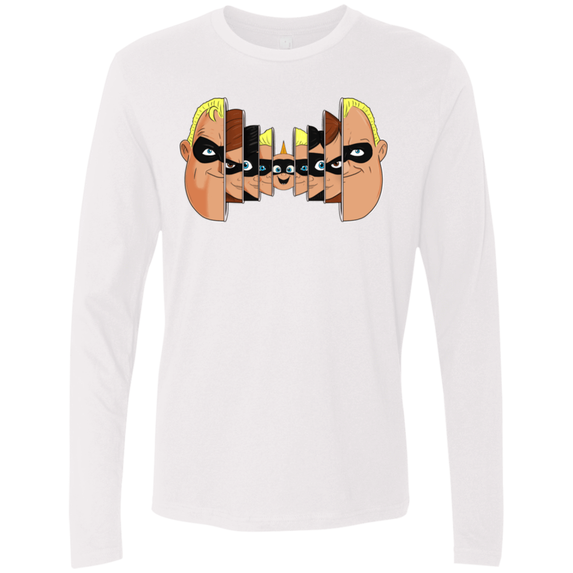 T-Shirts White / S Incredibles Men's Premium Long Sleeve