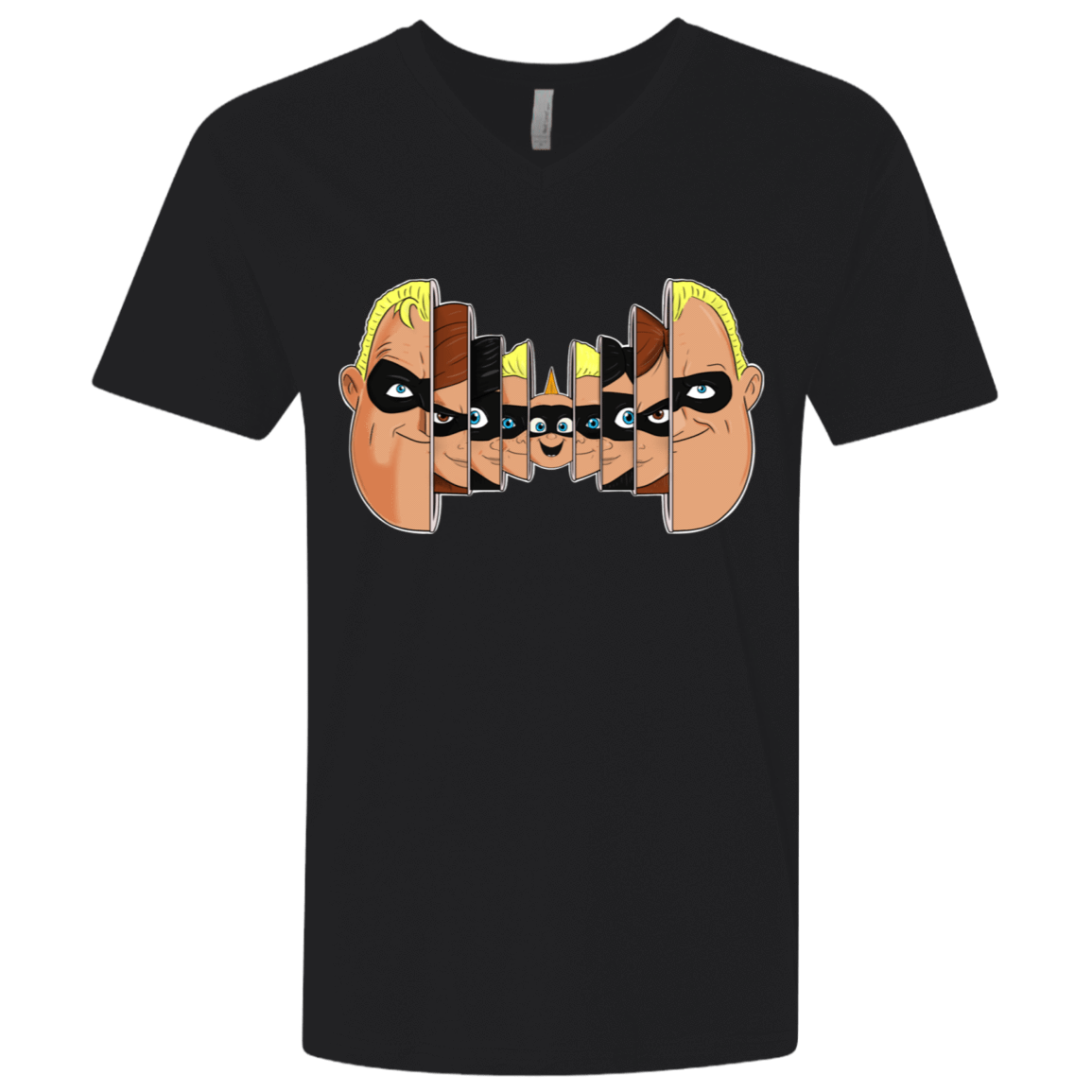 T-Shirts Black / X-Small Incredibles Men's Premium V-Neck