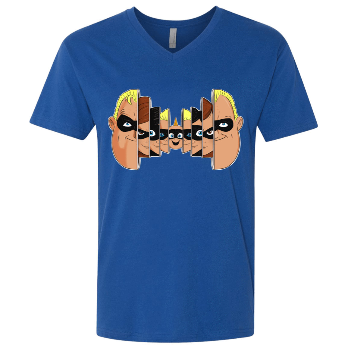 T-Shirts Royal / X-Small Incredibles Men's Premium V-Neck