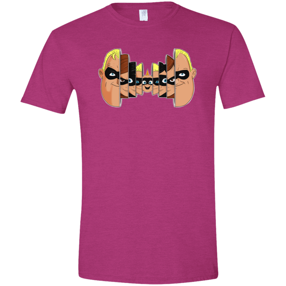 T-Shirts Antique Heliconia / S Incredibles Men's Semi-Fitted Softstyle