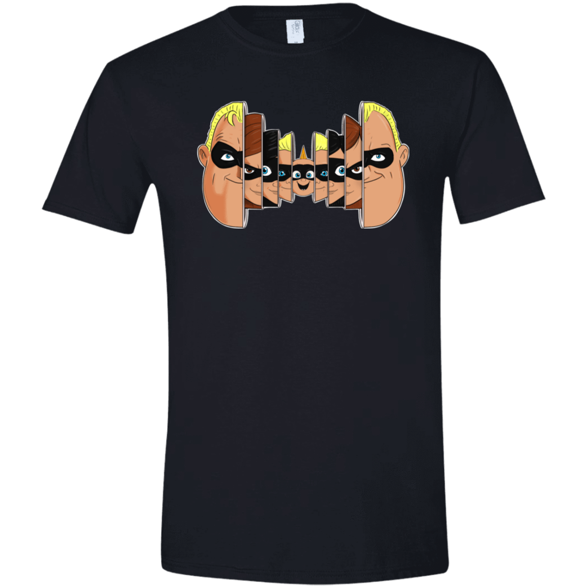 T-Shirts Black / X-Small Incredibles Men's Semi-Fitted Softstyle