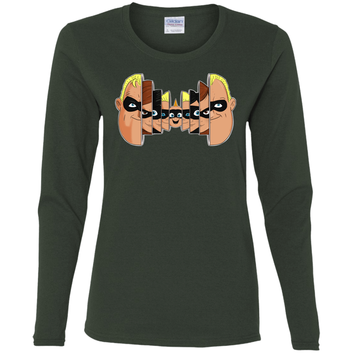T-Shirts Forest / S Incredibles Women's Long Sleeve T-Shirt