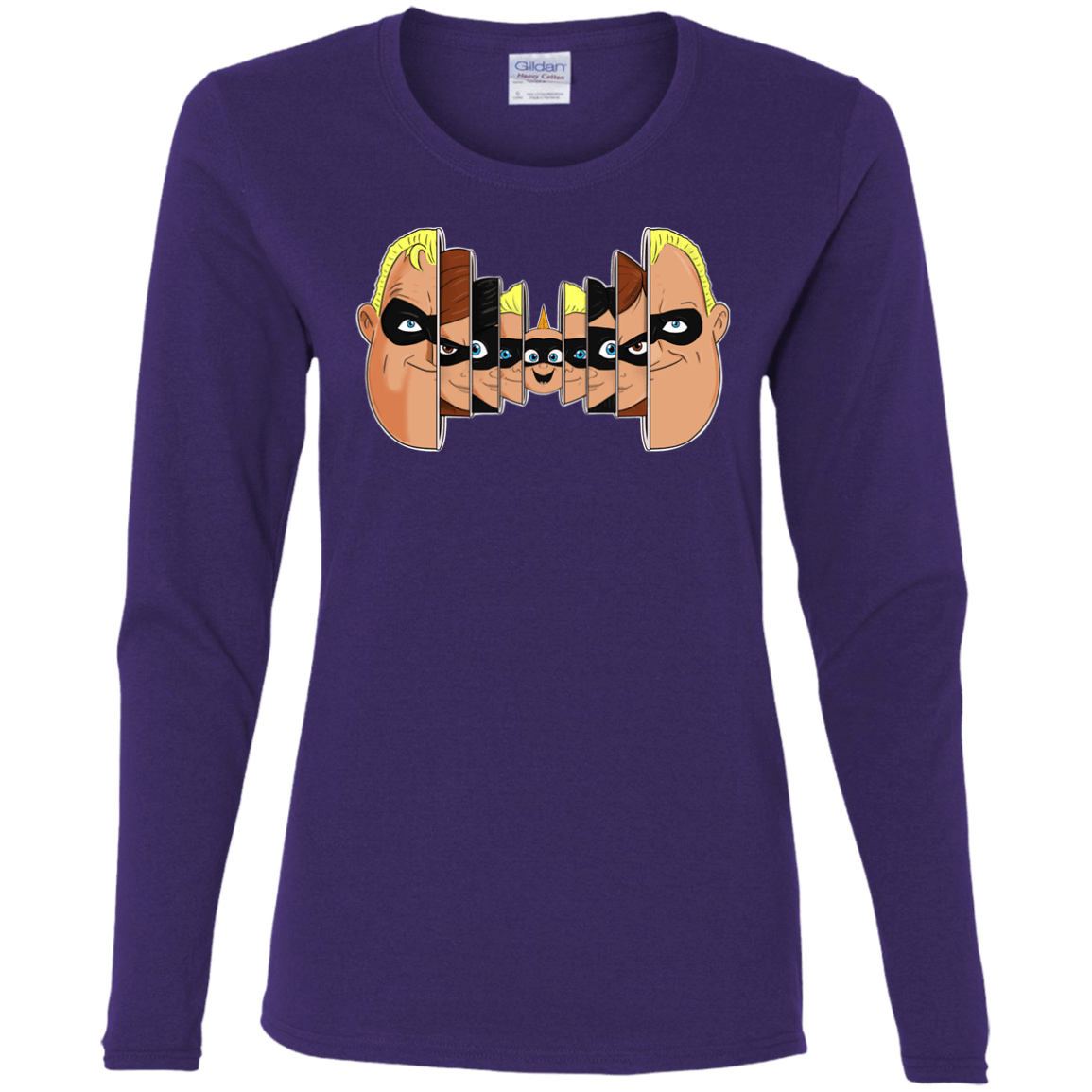 T-Shirts Purple / S Incredibles Women's Long Sleeve T-Shirt