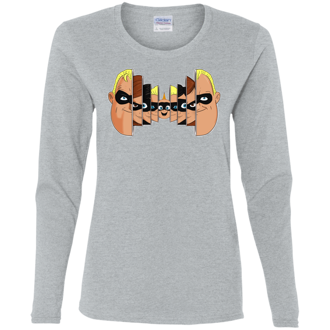 T-Shirts Sport Grey / S Incredibles Women's Long Sleeve T-Shirt
