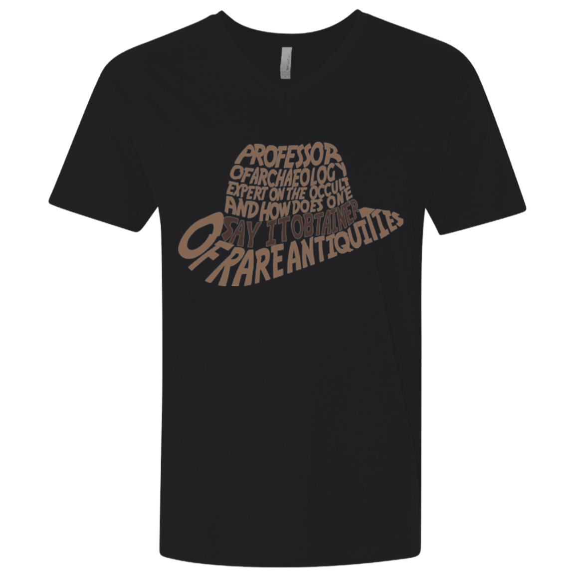 T-Shirts Black / X-Small Indiana hat Men's Premium V-Neck