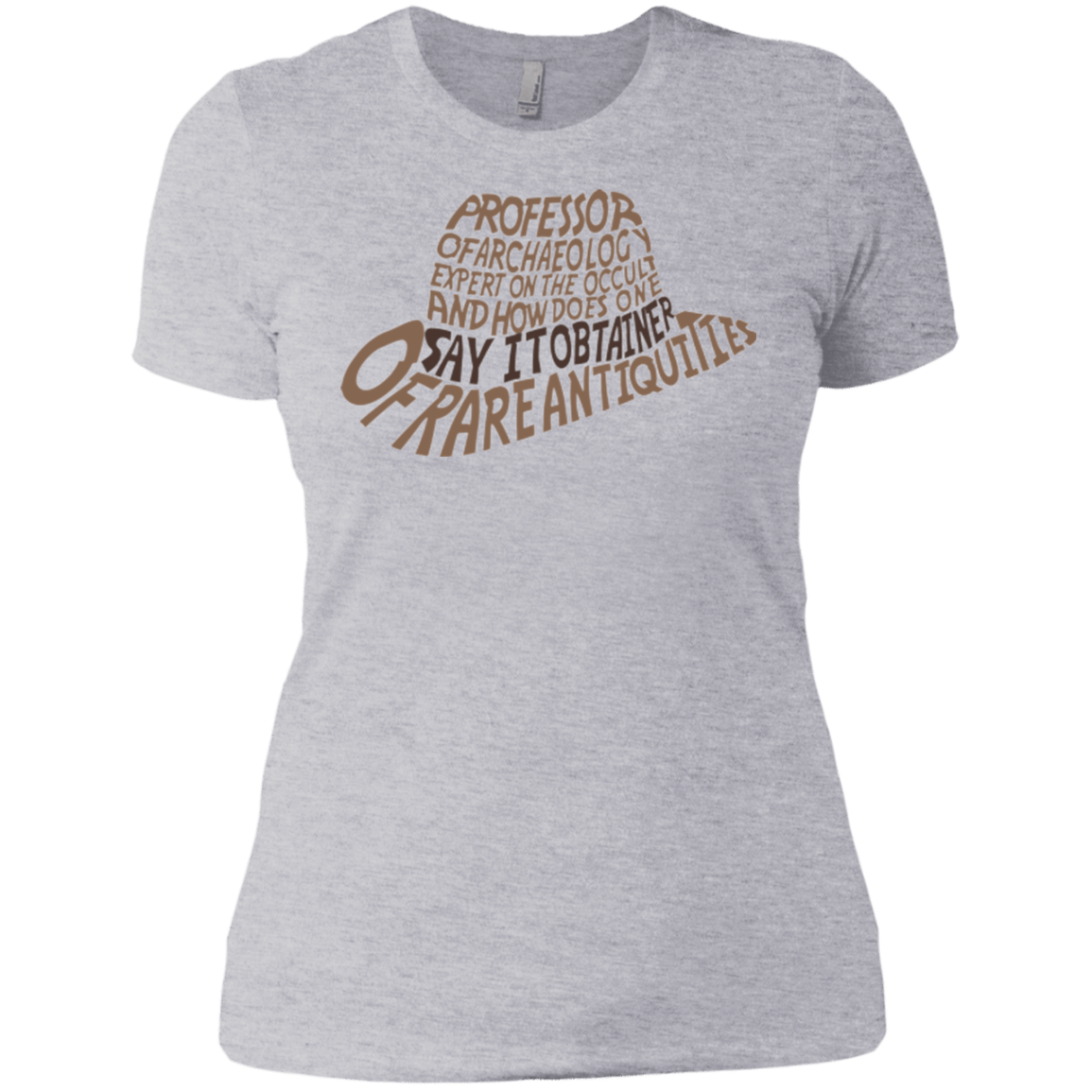 T-Shirts Heather Grey / X-Small Indiana hat Women's Premium T-Shirt