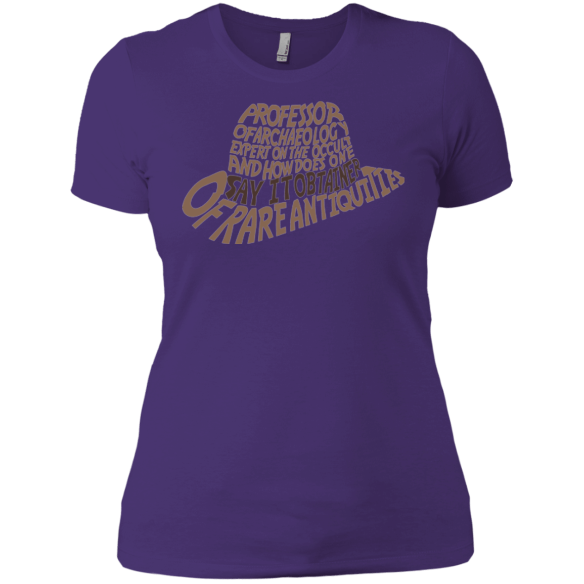 T-Shirts Purple / X-Small Indiana hat Women's Premium T-Shirt