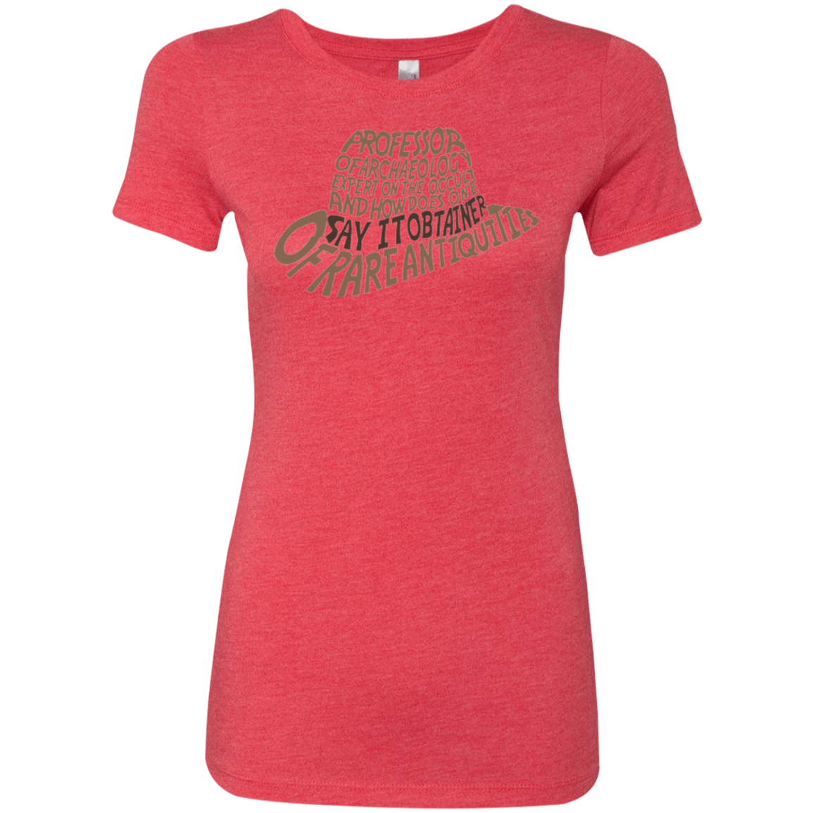 T-Shirts Vintage Red / Small Indiana hat Women's Triblend T-Shirt