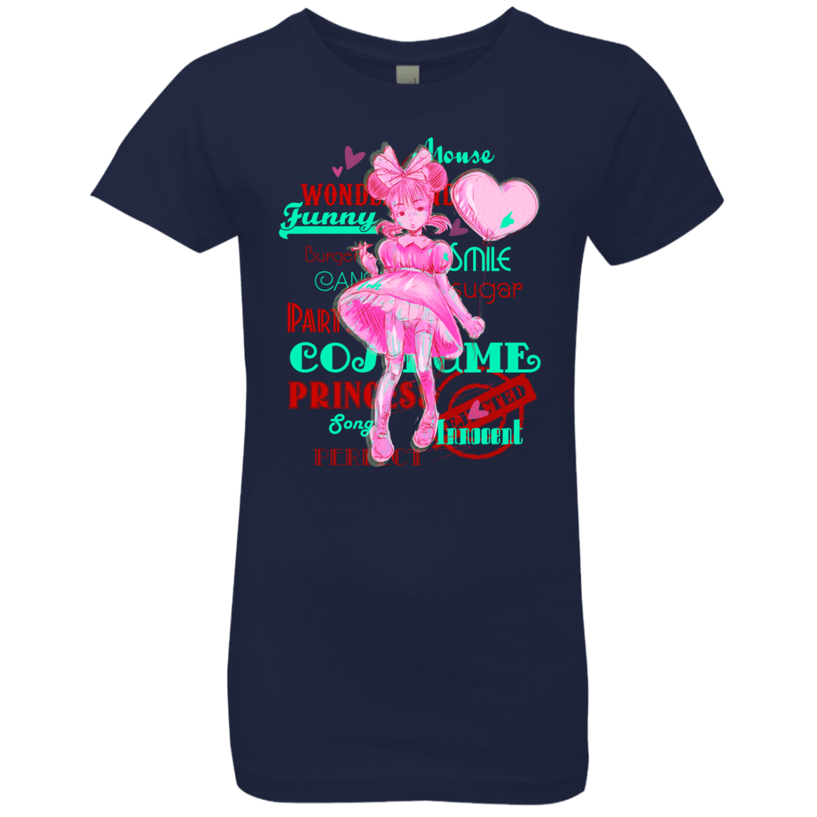 T-Shirts Midnight Navy / YXS Industry Girls Premium T-Shirt