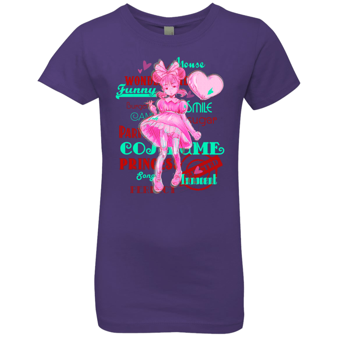 T-Shirts Purple Rush / YXS Industry Girls Premium T-Shirt