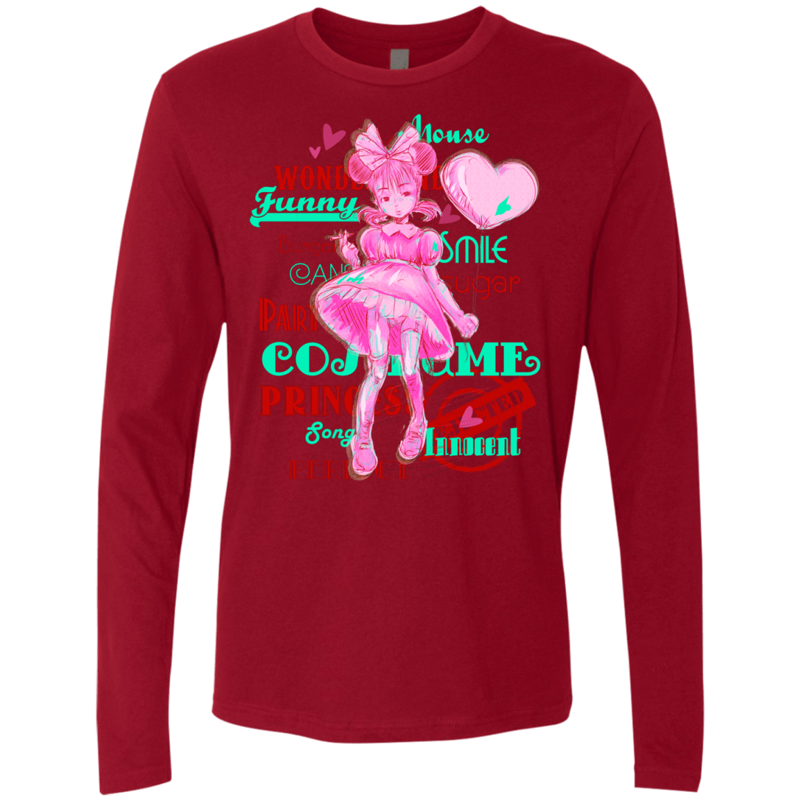 T-Shirts Cardinal / Small Industry Men's Premium Long Sleeve