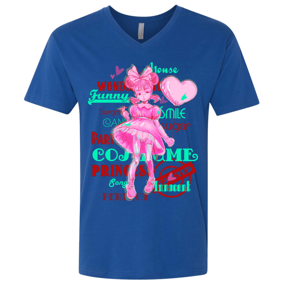 T-Shirts Royal / X-Small Industry Men's Premium V-Neck