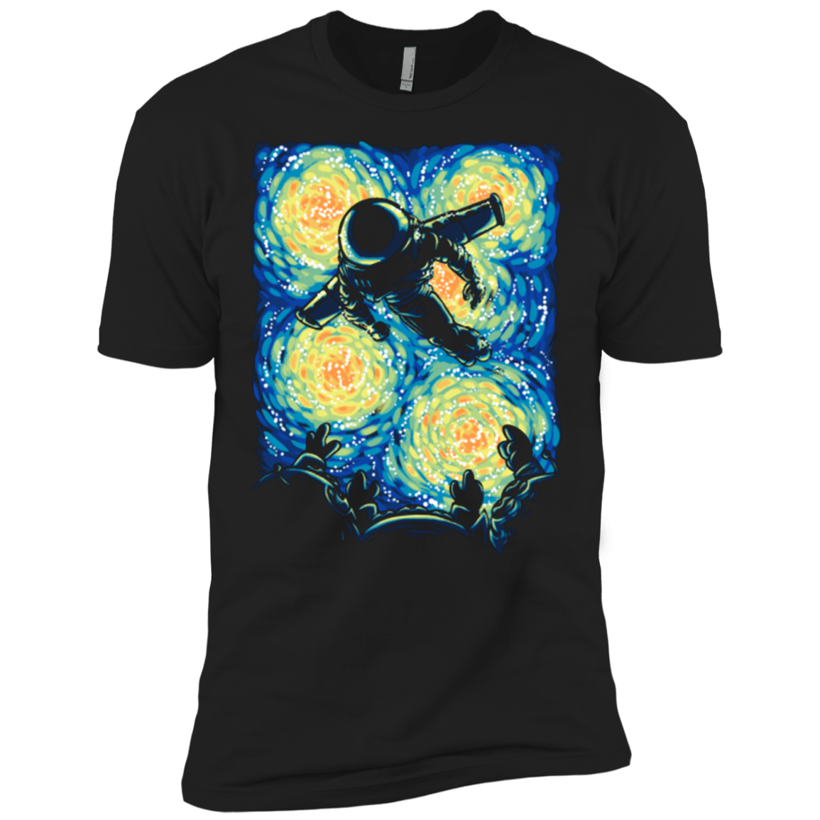 T-Shirts Black / X-Small Infini D'Étoiles Men's Premium T-Shirt