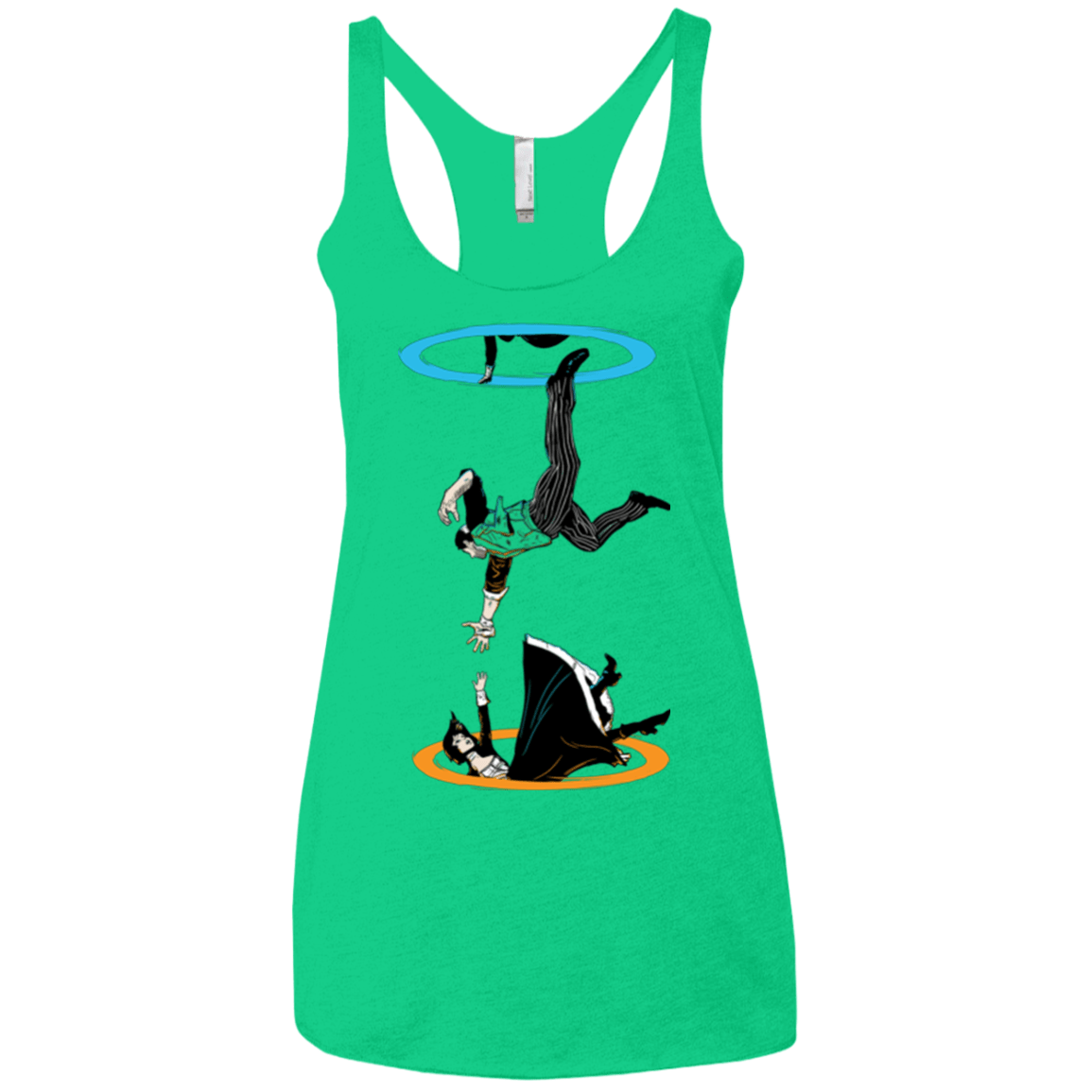 T-Shirts Envy / X-Small Infinite Loop Women's Triblend Racerback Tank