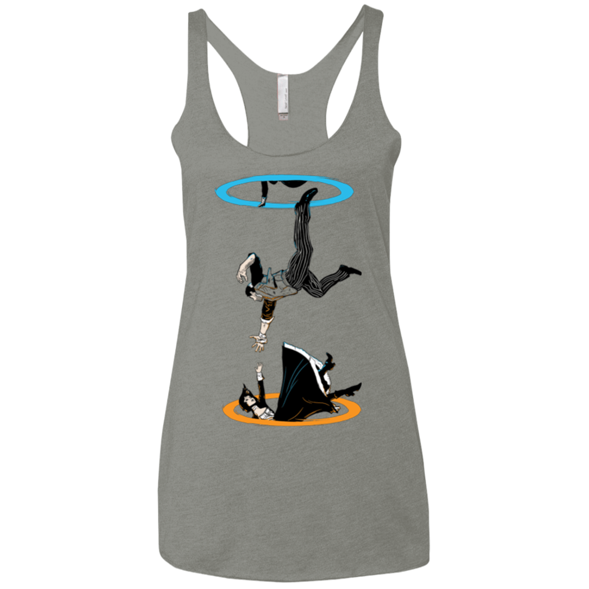 T-Shirts Venetian Grey / X-Small Infinite Loop Women's Triblend Racerback Tank