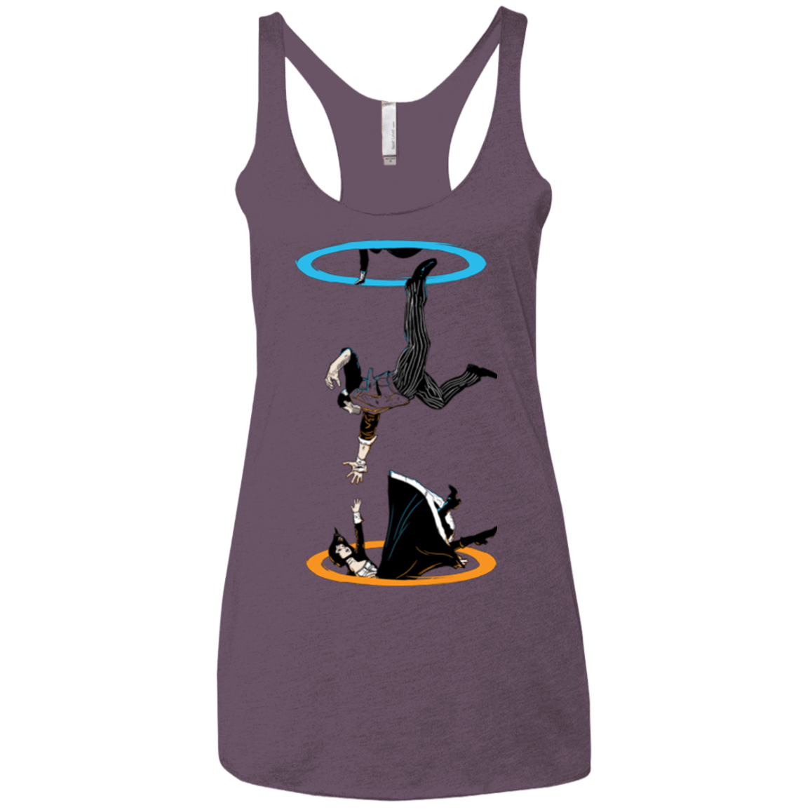 T-Shirts Vintage Purple / X-Small Infinite Loop Women's Triblend Racerback Tank