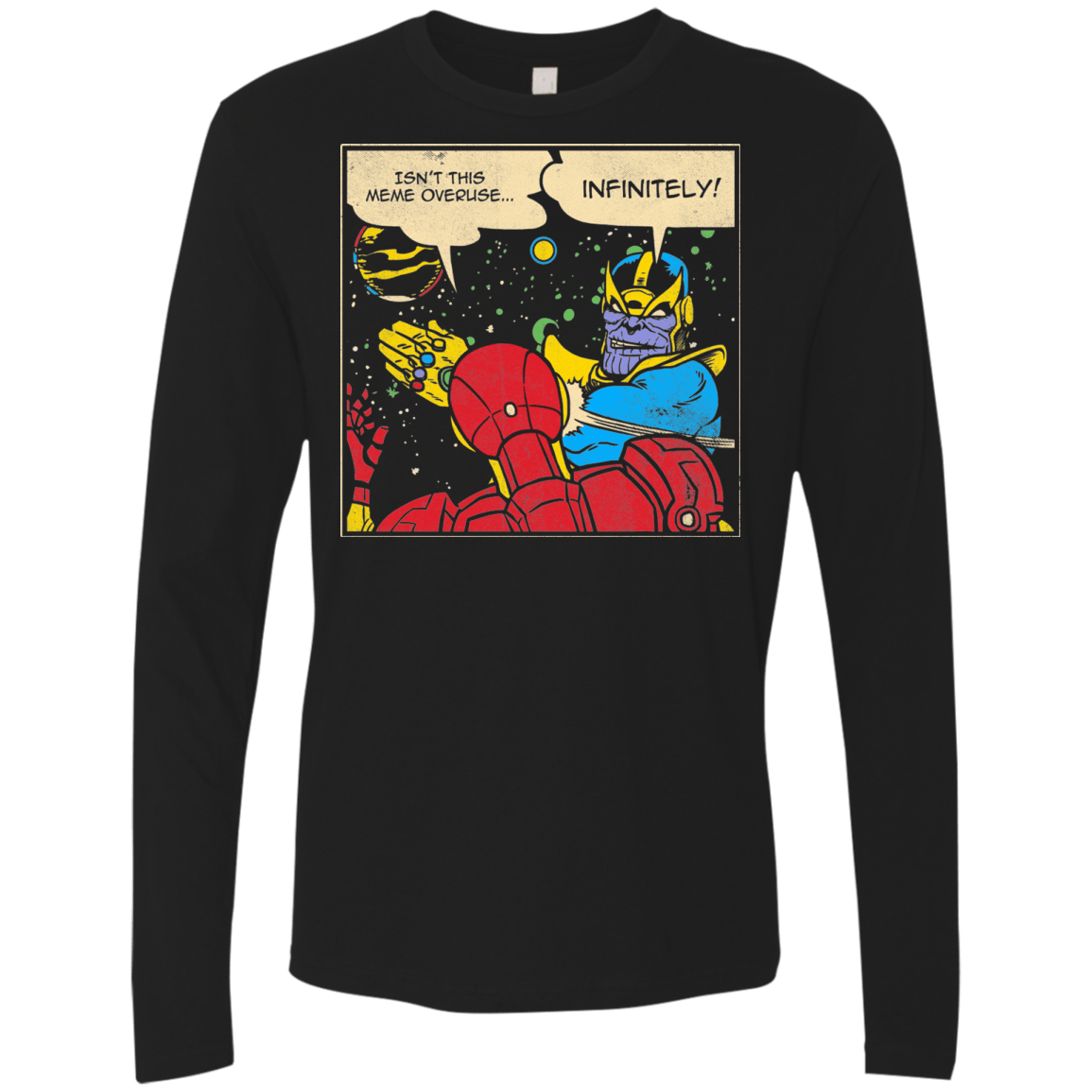 T-Shirts Black / S INFINITE SLAPS Men's Premium Long Sleeve