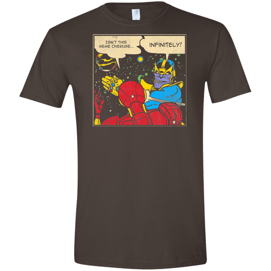 T-Shirts Dark Chocolate / S INFINITE SLAPS Men's Semi-Fitted Softstyle