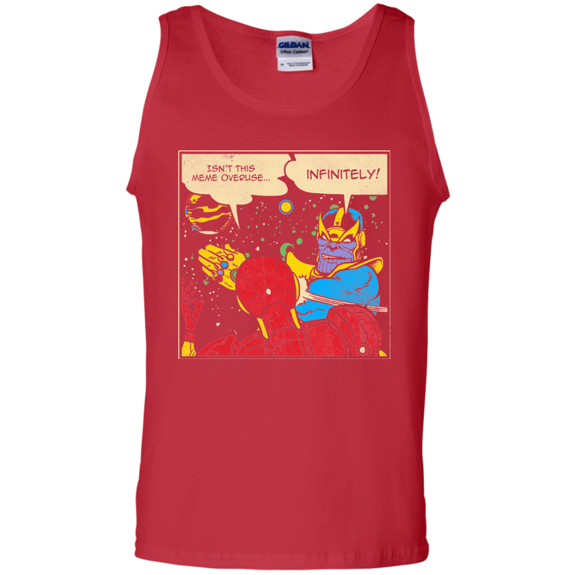 T-Shirts Red / S INFINITE SLAPS Men's Tank Top