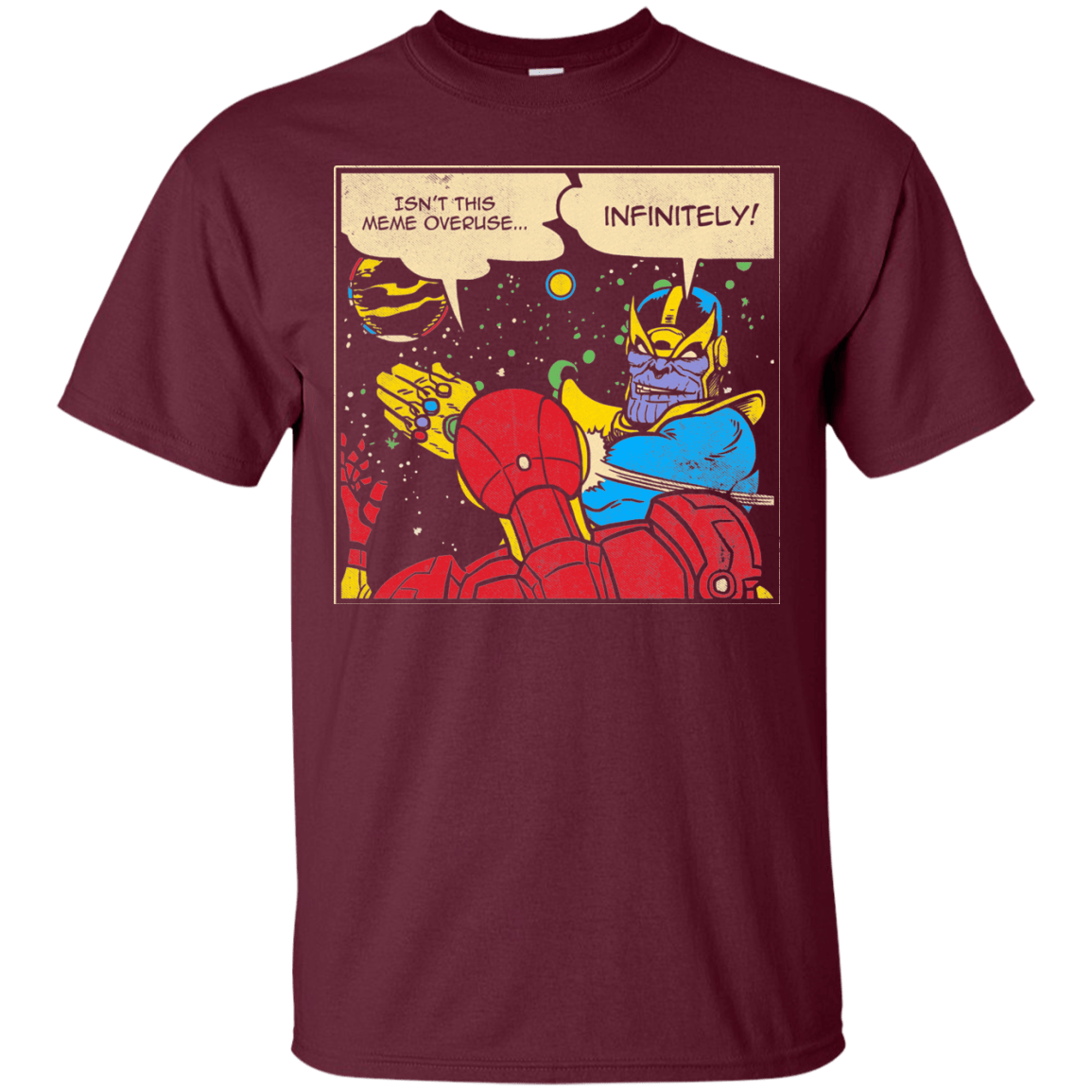 T-Shirts Maroon / S INFINITE SLAPS T-Shirt