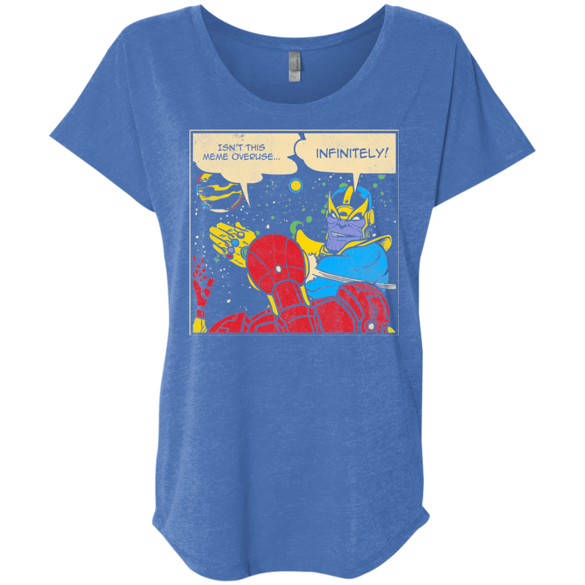 T-Shirts Vintage Royal / X-Small INFINITE SLAPS Triblend Dolman Sleeve