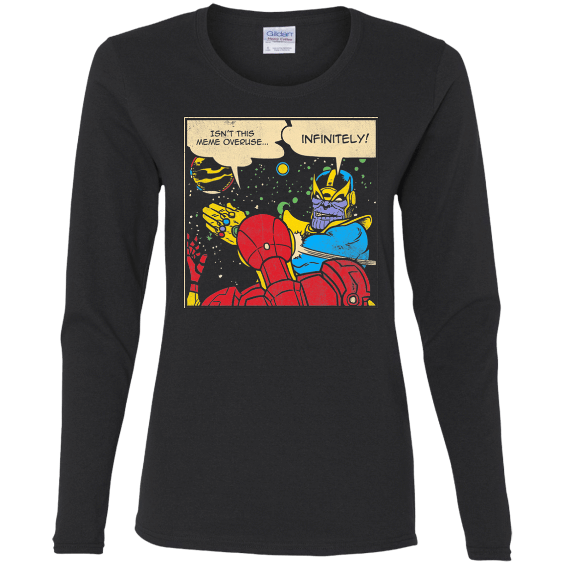 T-Shirts Black / S INFINITE SLAPS Women's Long Sleeve T-Shirt