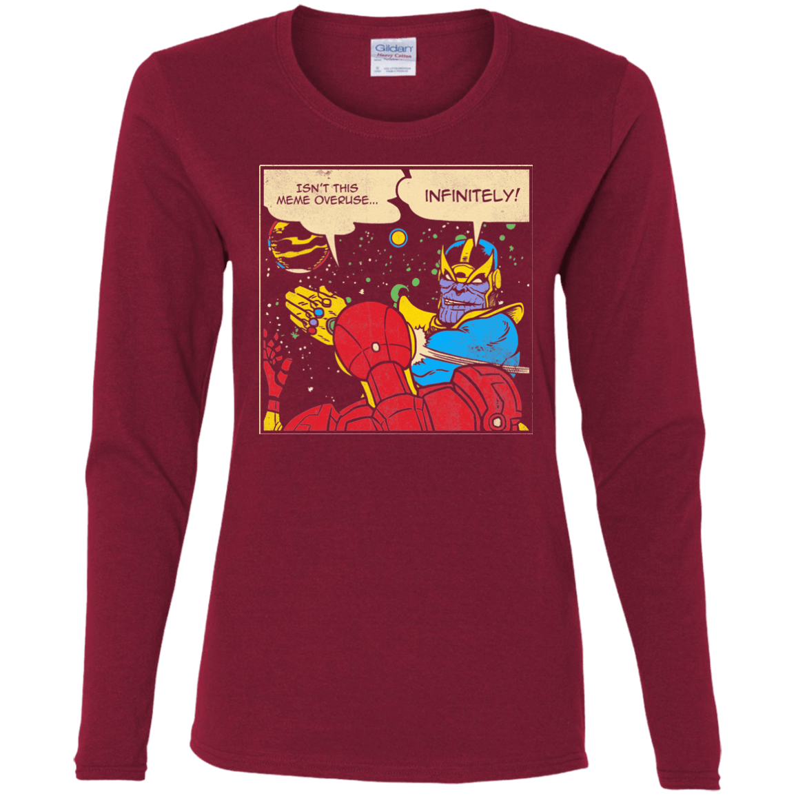 T-Shirts Cardinal / S INFINITE SLAPS Women's Long Sleeve T-Shirt