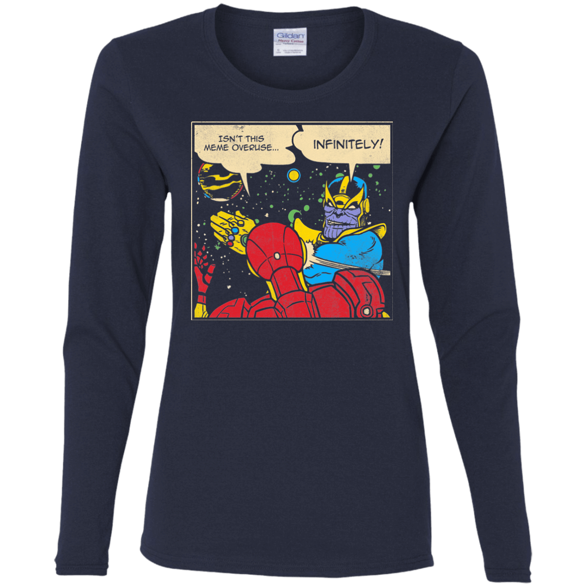 T-Shirts Navy / S INFINITE SLAPS Women's Long Sleeve T-Shirt