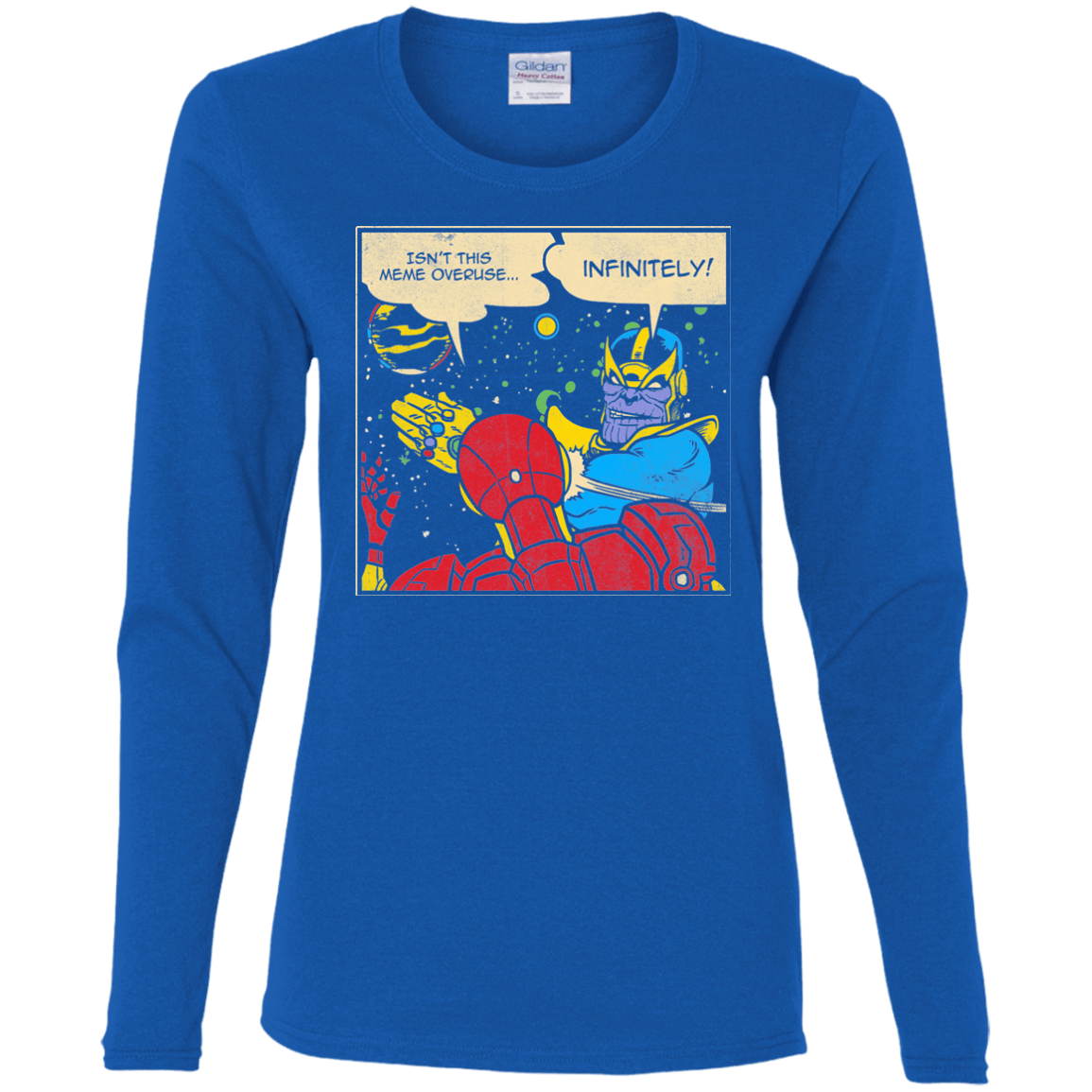 T-Shirts Royal / S INFINITE SLAPS Women's Long Sleeve T-Shirt