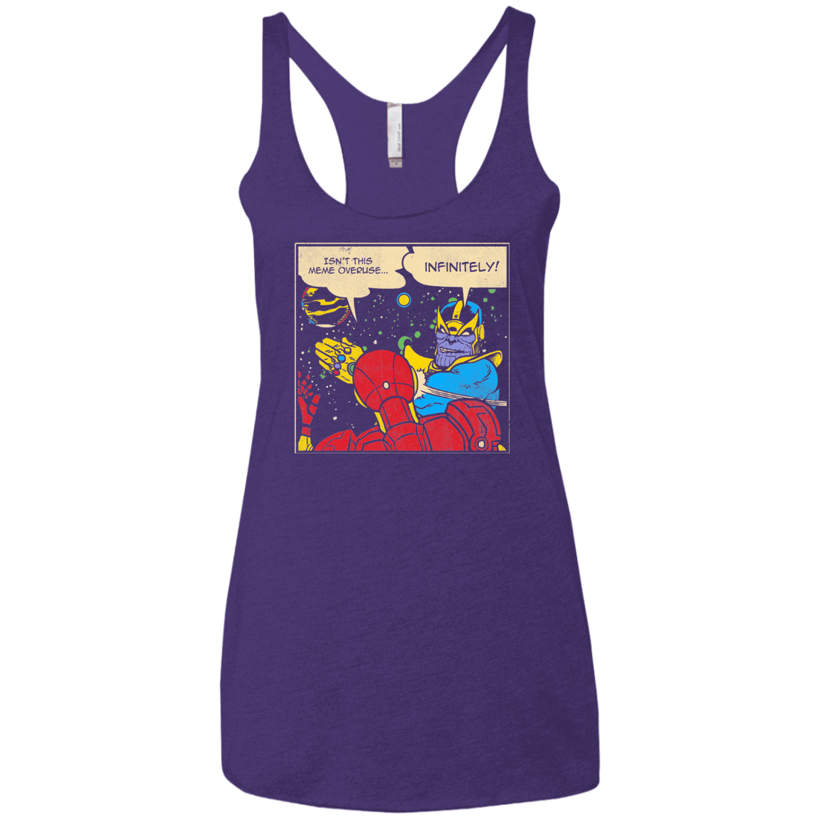 T-Shirts Purple Rush / X-Small INFINITE SLAPS Women's Triblend Racerback Tank
